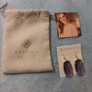 Purple Kendra Scott Ella earrings